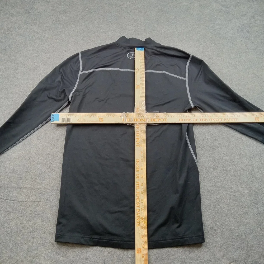 Under Armour Shirt Mens Small Black ColdGear Fitted‎ Long Sleeve Base Layer
